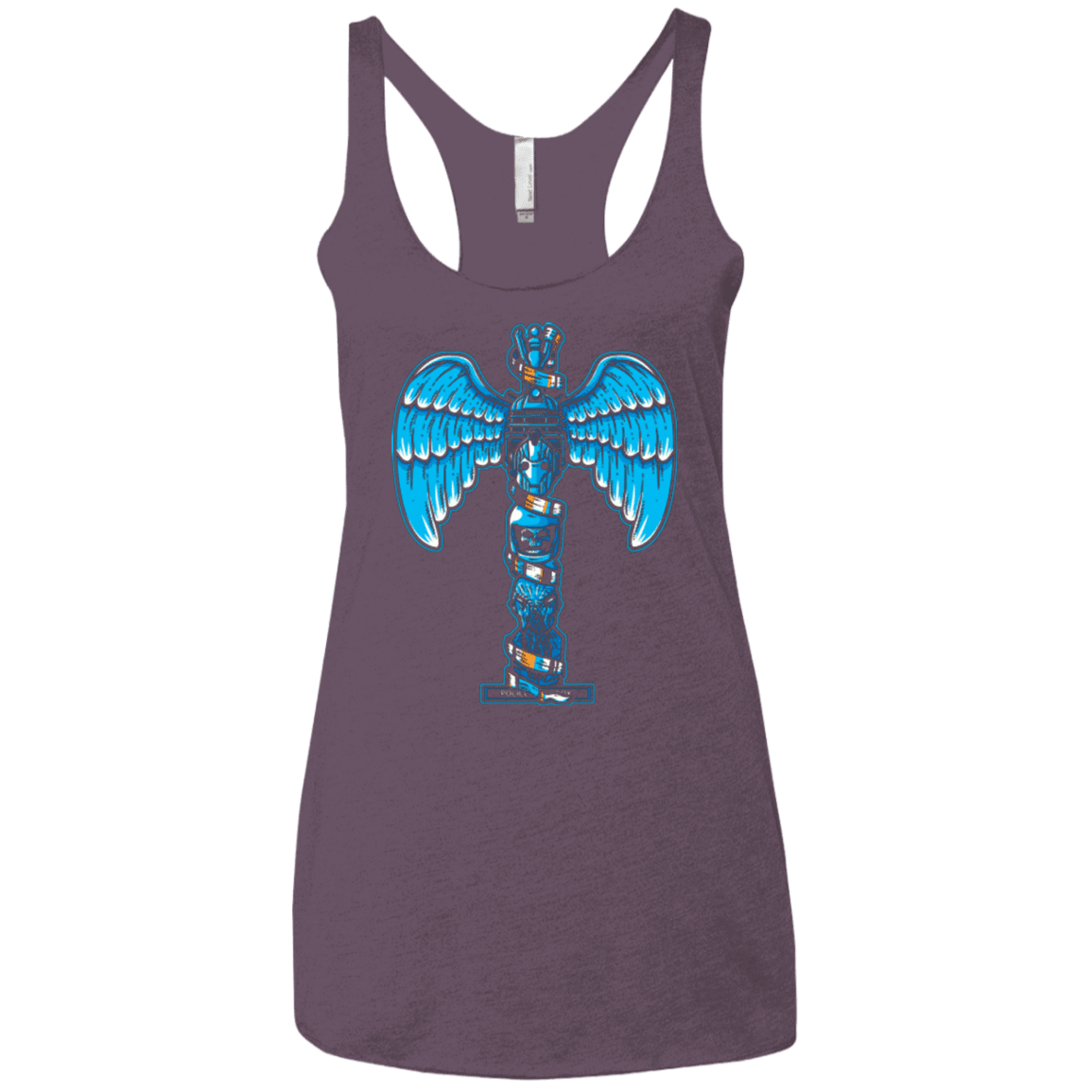 T-Shirts Vintage Purple / X-Small WHOVIAN TOTEM Women's Triblend Racerback Tank