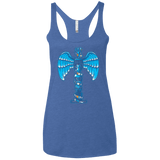 T-Shirts Vintage Royal / X-Small WHOVIAN TOTEM Women's Triblend Racerback Tank