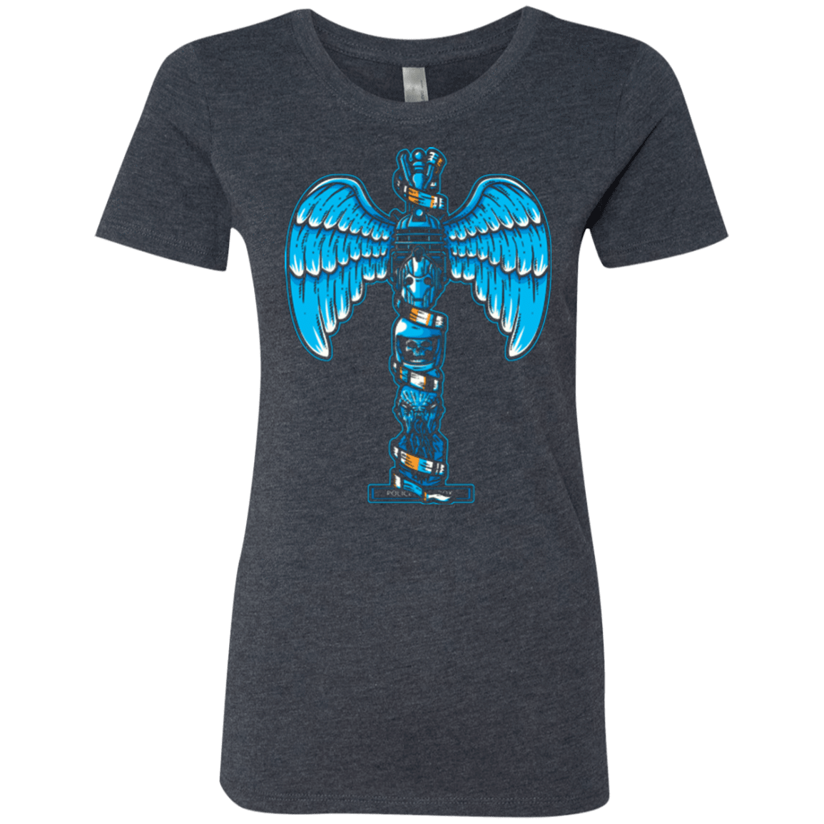 T-Shirts Vintage Navy / Small WHOVIAN TOTEM Women's Triblend T-Shirt