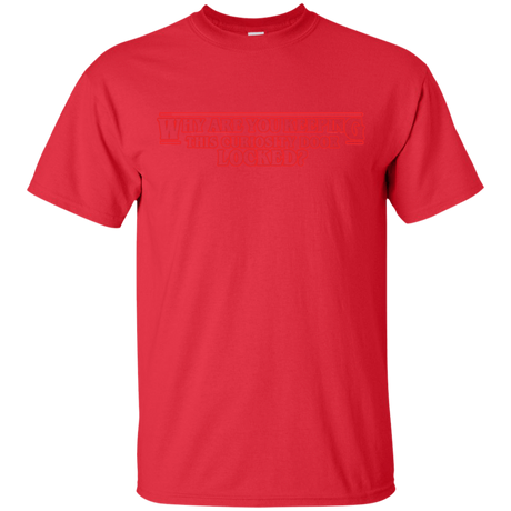 T-Shirts Red / S Why are you Keeping this Curiosity Door Locked T-Shirt