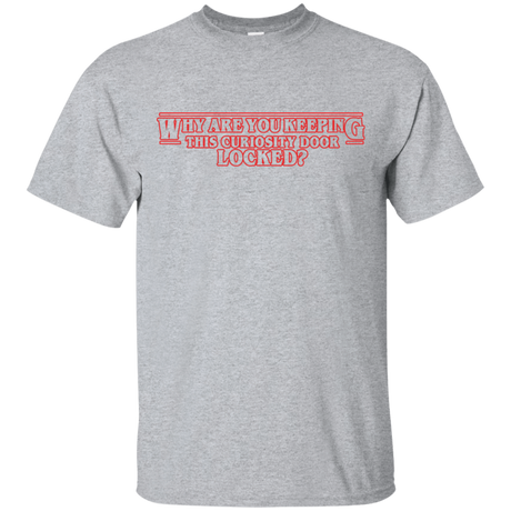 T-Shirts Sport Grey / S Why are you Keeping this Curiosity Door Locked T-Shirt