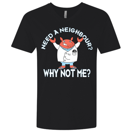 T-Shirts Black / X-Small Why not me Men's Premium V-Neck