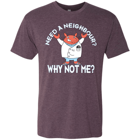 T-Shirts Vintage Purple / Small Why not me Men's Triblend T-Shirt