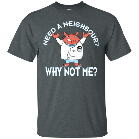 T-Shirts Dark Heather / Small Why not me T-Shirt