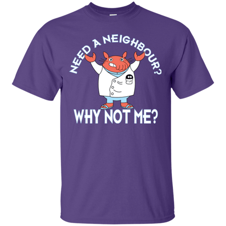 T-Shirts Purple / Small Why not me T-Shirt