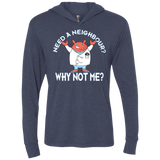 T-Shirts Vintage Navy / X-Small Why not me Triblend Long Sleeve Hoodie Tee