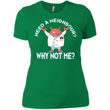 T-Shirts Kelly Green / X-Small Why not me Women's Premium T-Shirt