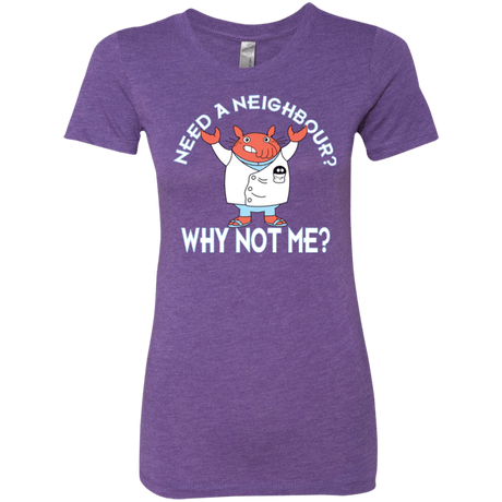 T-Shirts Purple Rush / Small Why not me Women's Triblend T-Shirt