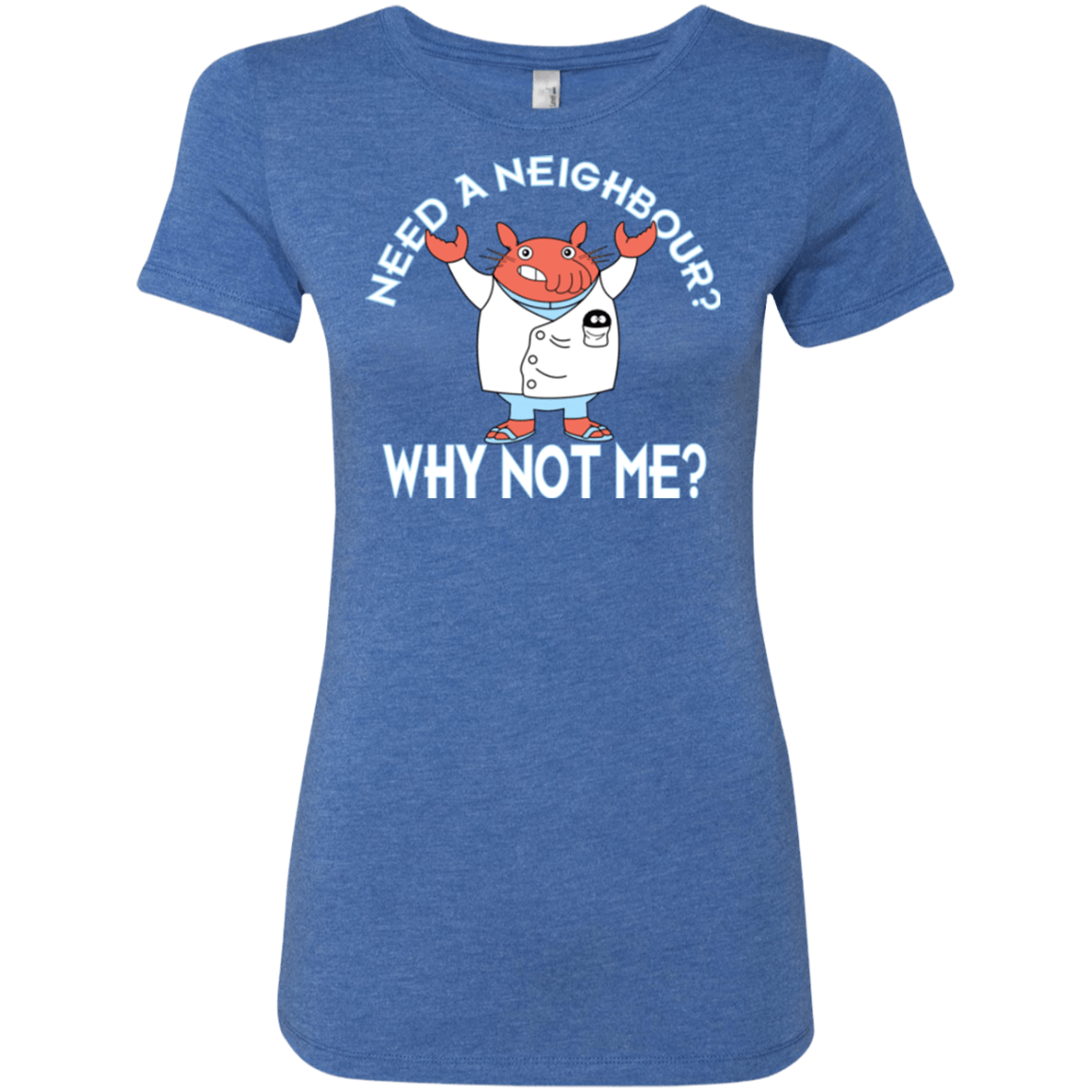 T-Shirts Vintage Royal / Small Why not me Women's Triblend T-Shirt