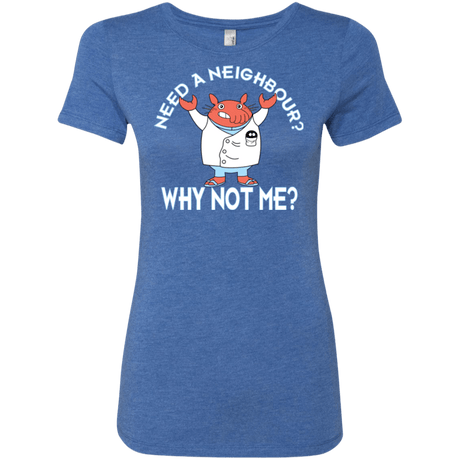 T-Shirts Vintage Royal / Small Why not me Women's Triblend T-Shirt