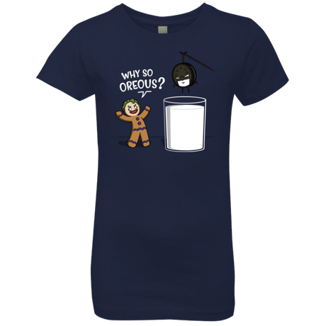 T-Shirts Midnight Navy / YXS Why So Oreous Girls Premium T-Shirt