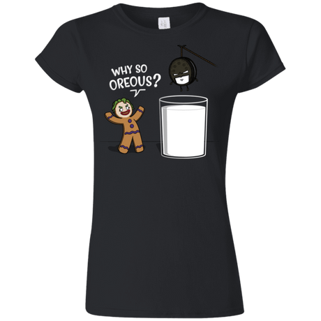 T-Shirts Black / S Why So Oreous Junior Slimmer-Fit T-Shirt