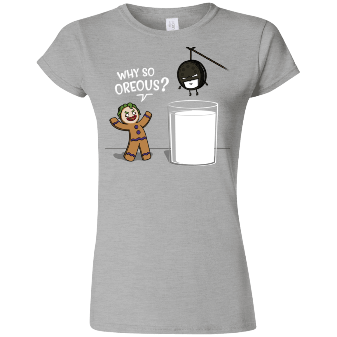 T-Shirts Sport Grey / S Why So Oreous Junior Slimmer-Fit T-Shirt