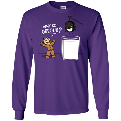 T-Shirts Purple / S Why So Oreous Men's Long Sleeve T-Shirt
