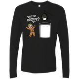 T-Shirts Black / S Why So Oreous Men's Premium Long Sleeve