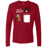 T-Shirts Cardinal / S Why So Oreous Men's Premium Long Sleeve