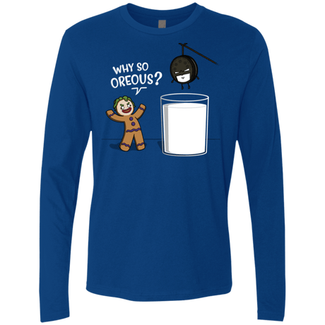 T-Shirts Royal / S Why So Oreous Men's Premium Long Sleeve