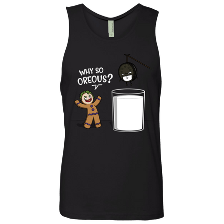 T-Shirts Black / S Why So Oreous Men's Premium Tank Top