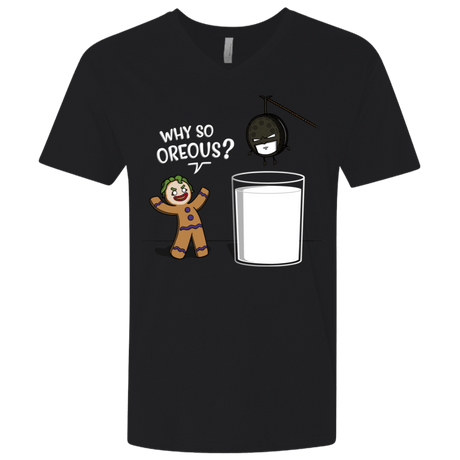 T-Shirts Black / X-Small Why So Oreous Men's Premium V-Neck