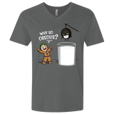 T-Shirts Heavy Metal / X-Small Why So Oreous Men's Premium V-Neck