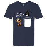 T-Shirts Midnight Navy / X-Small Why So Oreous Men's Premium V-Neck