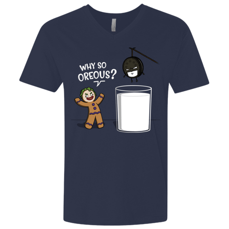 T-Shirts Midnight Navy / X-Small Why So Oreous Men's Premium V-Neck