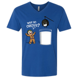 T-Shirts Royal / X-Small Why So Oreous Men's Premium V-Neck