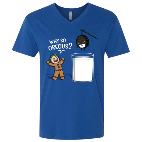 T-Shirts Royal / X-Small Why So Oreous Men's Premium V-Neck
