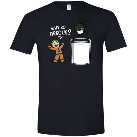 T-Shirts Black / X-Small Why So Oreous Men's Semi-Fitted Softstyle