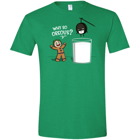 T-Shirts Heather Irish Green / S Why So Oreous Men's Semi-Fitted Softstyle