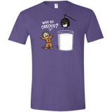 T-Shirts Heather Purple / S Why So Oreous Men's Semi-Fitted Softstyle