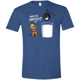 T-Shirts Heather Royal / X-Small Why So Oreous Men's Semi-Fitted Softstyle