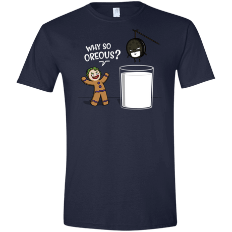 T-Shirts Navy / X-Small Why So Oreous Men's Semi-Fitted Softstyle