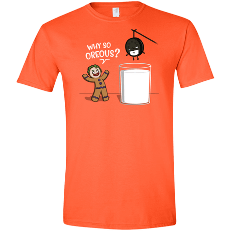 T-Shirts Orange / S Why So Oreous Men's Semi-Fitted Softstyle