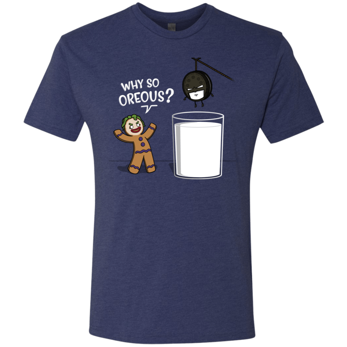 T-Shirts Vintage Navy / S Why So Oreous Men's Triblend T-Shirt