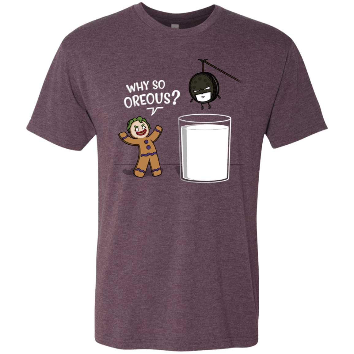 T-Shirts Vintage Purple / S Why So Oreous Men's Triblend T-Shirt