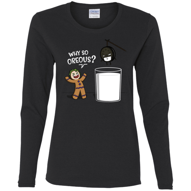 T-Shirts Black / S Why So Oreous Women's Long Sleeve T-Shirt