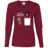 T-Shirts Cardinal / S Why So Oreous Women's Long Sleeve T-Shirt