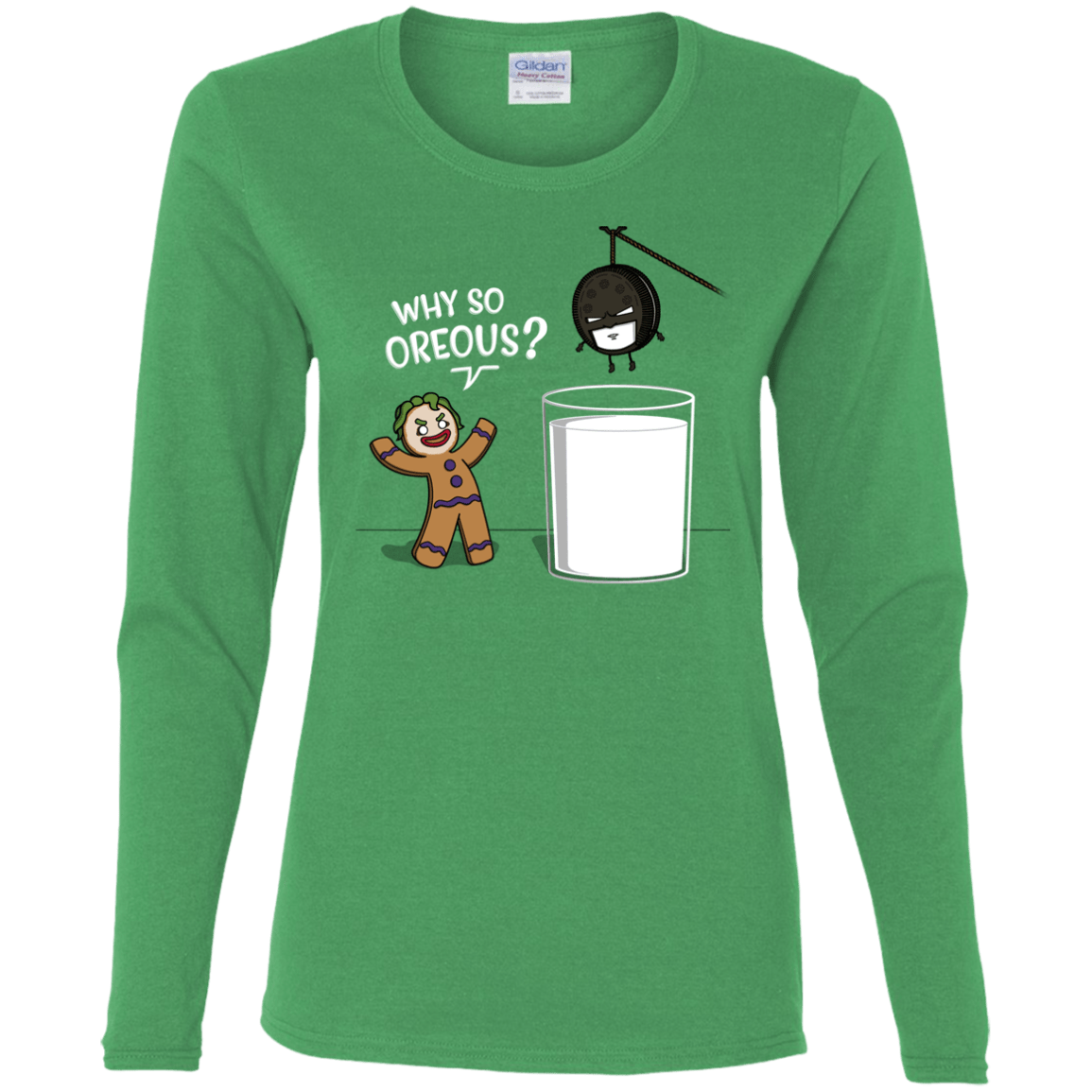 T-Shirts Irish Green / S Why So Oreous Women's Long Sleeve T-Shirt