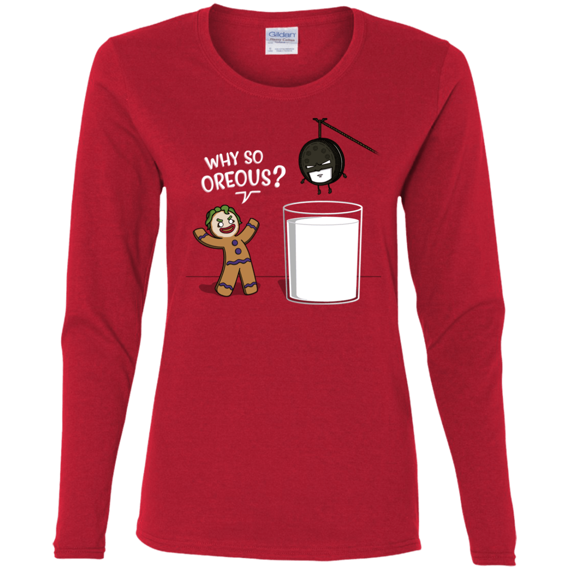 T-Shirts Red / S Why So Oreous Women's Long Sleeve T-Shirt