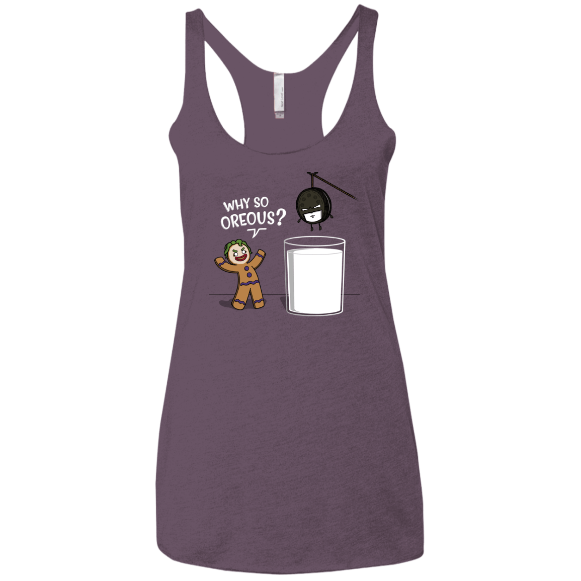 T-Shirts Vintage Purple / X-Small Why So Oreous Women's Triblend Racerback Tank