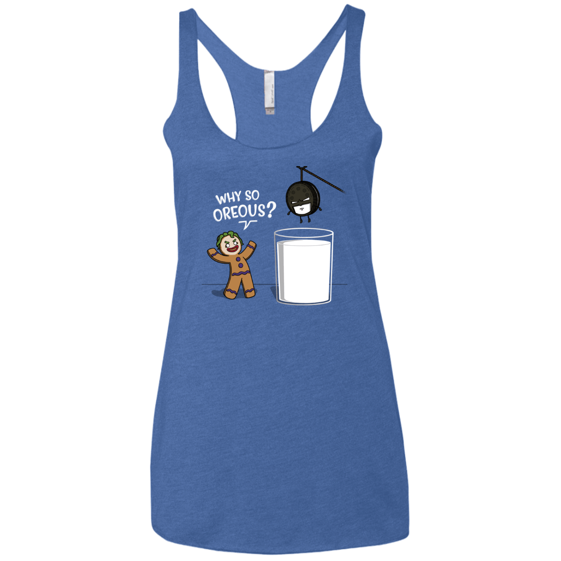 T-Shirts Vintage Royal / X-Small Why So Oreous Women's Triblend Racerback Tank