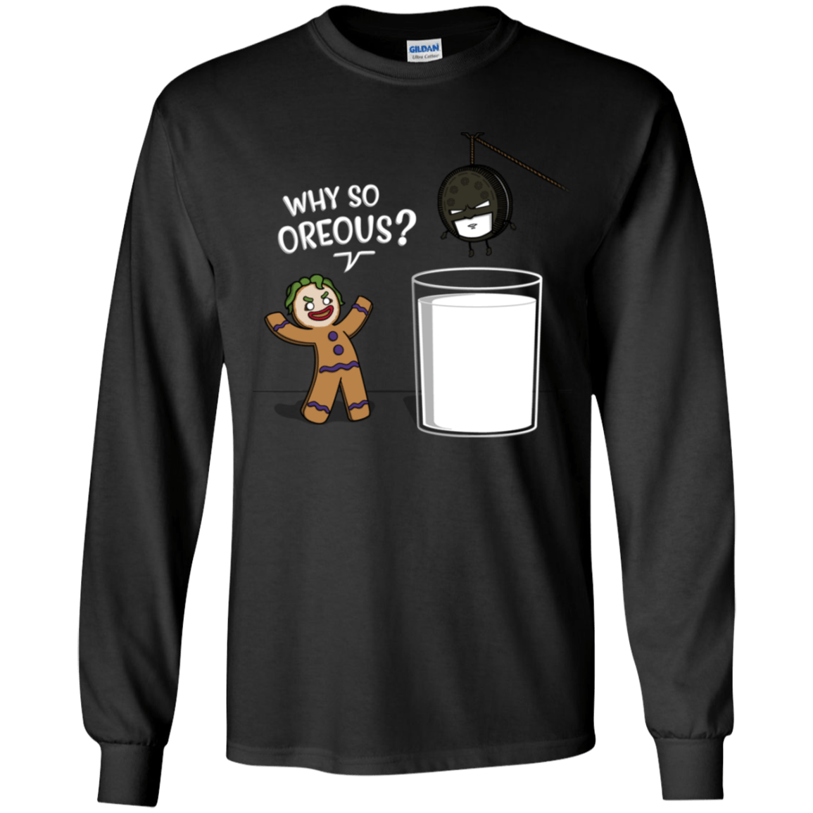 T-Shirts Black / YS Why So Oreous Youth Long Sleeve T-Shirt