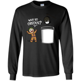 T-Shirts Black / YS Why So Oreous Youth Long Sleeve T-Shirt