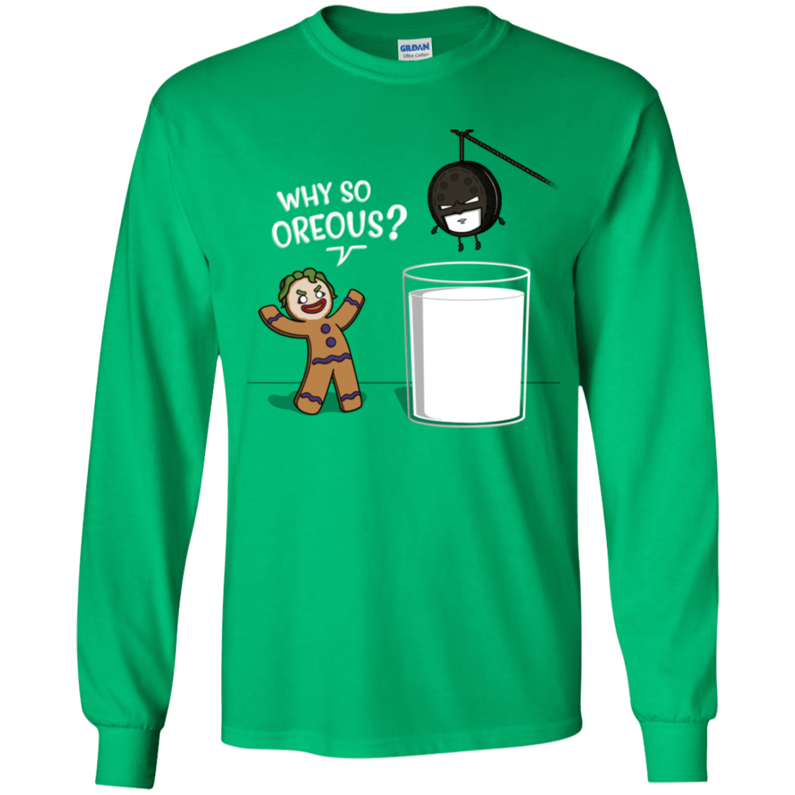 T-Shirts Irish Green / YS Why So Oreous Youth Long Sleeve T-Shirt