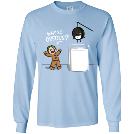 T-Shirts Light Blue / YS Why So Oreous Youth Long Sleeve T-Shirt
