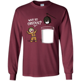 T-Shirts Maroon / YS Why So Oreous Youth Long Sleeve T-Shirt
