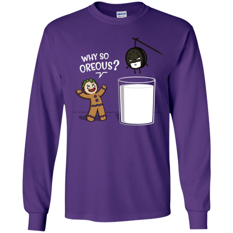 T-Shirts Purple / YS Why So Oreous Youth Long Sleeve T-Shirt