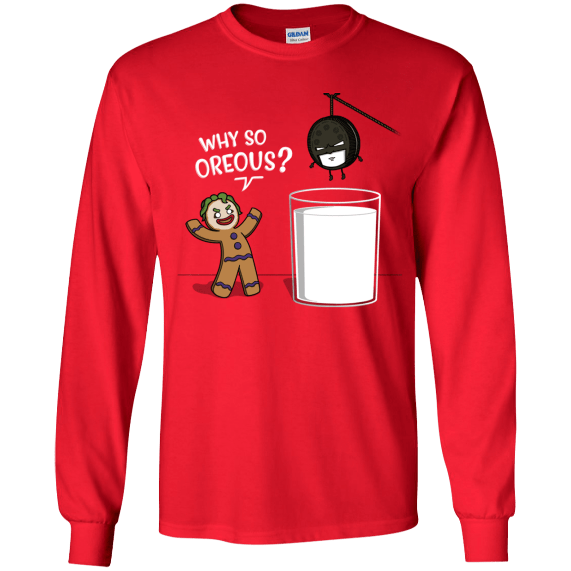 T-Shirts Red / YS Why So Oreous Youth Long Sleeve T-Shirt