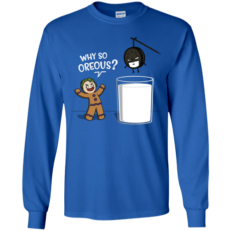 T-Shirts Royal / YS Why So Oreous Youth Long Sleeve T-Shirt
